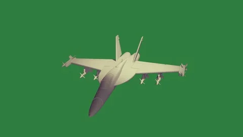 A white plane flying through green screen and in air on an airplane motion Stock Footage 337342165