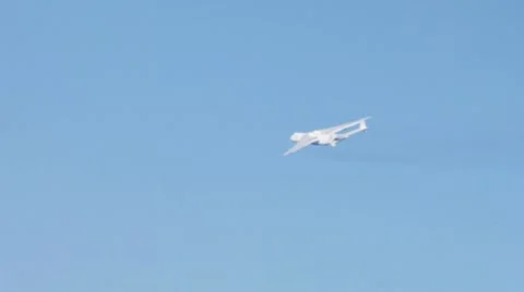 White plane Vídeo Stock 10911834