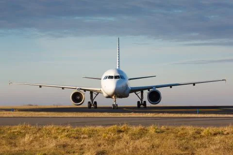 White plane Stock Photos