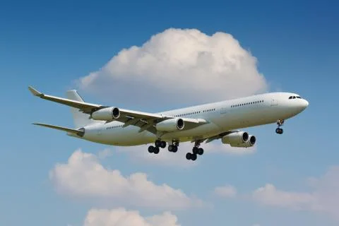 White plane Stock Photos