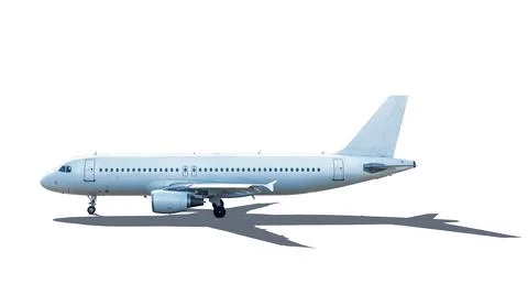 White plane 스톡 사진