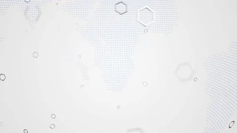 White planet earth rotating animation future technology business concept Stock Footage 71834249