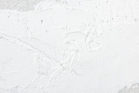 White plaster texture on concrete wall background, rough cement surface wit.. Stock Photos
