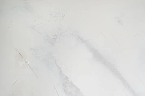 White plaster wall with stucco layer texture, background Stock Photos
