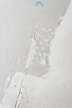 The white plastered wall Stock Photos