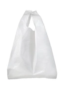 White plastic bag Stock Photos