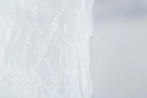 White plastic bag texture, macro, abstrackt background Photos