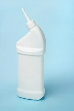 White plastic bottle Stock Photos
