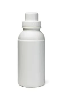 White plastic bottle Stock Photos