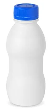 White plastic bottle Stock Photos