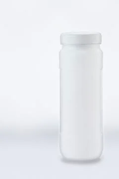 White plastic bottle Stock Photos