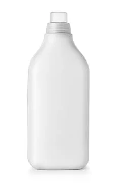 White plastic bottle Stock Photos