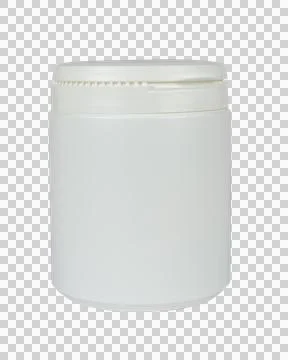 White plastic container with isolated from background Stock Illustration