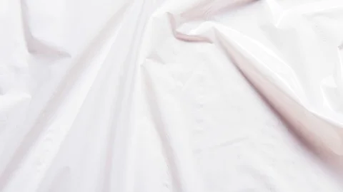 White plastic film texture background, motion graphic Stock Footage 122998504
