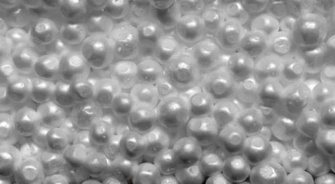 White Plastic Foam Texture Stockfoto's