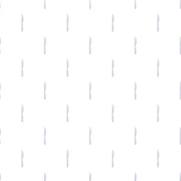 White plastic knives repeating seamless pattern background 스톡 일러스트