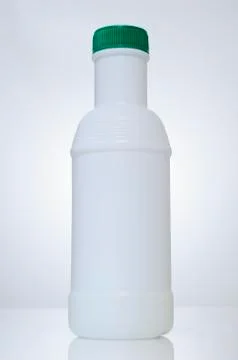 White plastic packaging Stock Photos