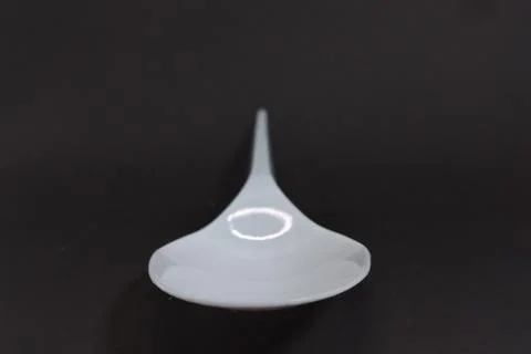 White plastic spoon 2 Stock Photos