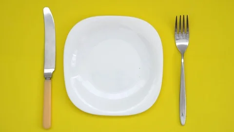 A white plate Stock Footage 110625045