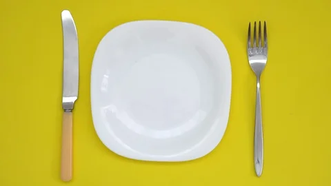 A white plate Stock Footage 110626148