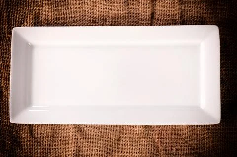 White plate Stock Photos