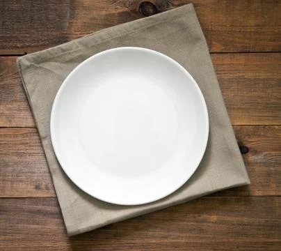 White plate Stock Photos