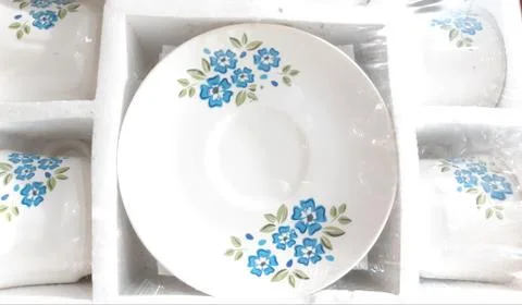 White plate. Stock Photos