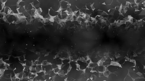 White plexus Abstract moving dots and lines,Technology background Stock Footage 295938769