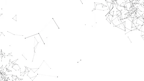 White Plexus lines on a white background. Stock Footage 275822394