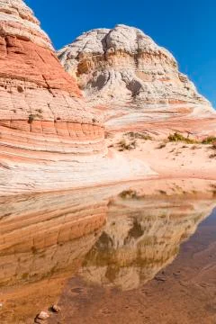 White Pocket Reflections Stock Photos