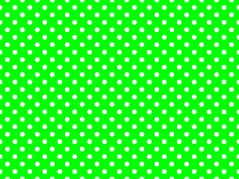 White polka dots over lime background Stock Photos