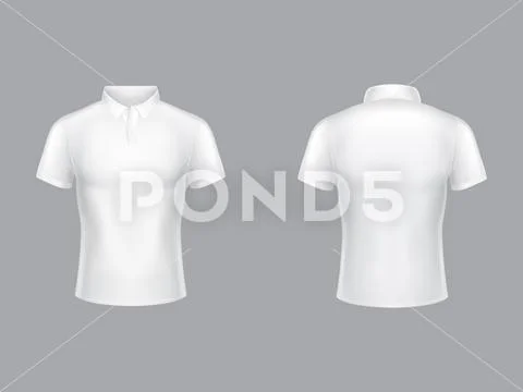 White polo shirt clearance clipart