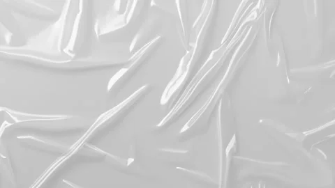 White Polyethylene Looped Background/Overlay Stock Footage 252187956