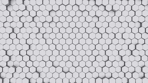 White polygon background 4K Stock Footage 109536820