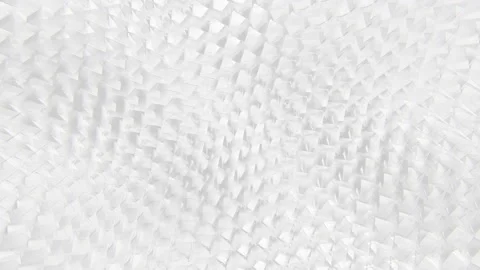 White Polygonal Geometric Abstact Background Stock Footage 152740434
