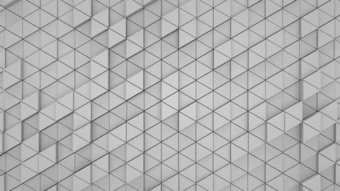 White polygonal geometric seamless loop Stock Footage 83353920