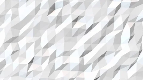 White Polygonal Geometric Surface Loop Stock Footage 81156416