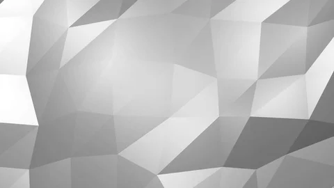 White polygonal geometric surface - seamless loop Stock Footage 76877783
