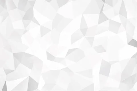 White Polygonal Mosaic Background, Creative Business Design Templates Stock Illustration