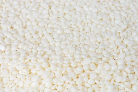 White polymer granules Stock Photos