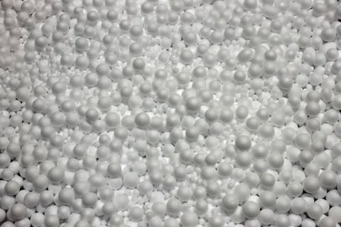White Polysterene Balls background Stock Photos