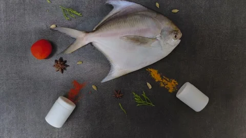 WHITE POMFRET Stock Footage 231274431