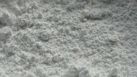 White powder close-up rotates in a circle Stock Footage 206464498
