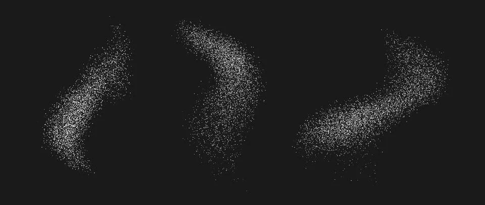 White powder splash set. Salt, sugar or flour splattered granules collection Ilustración de archivo