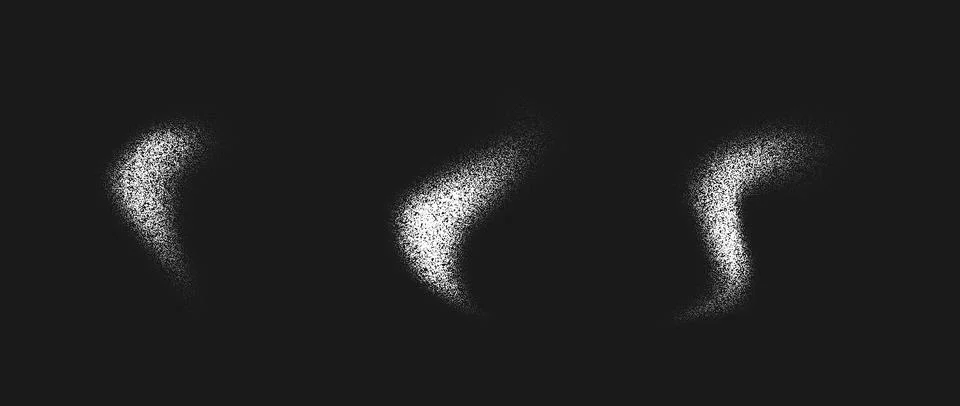 White powder splashed set. Salt, sugar or flour splatter granules collection Ilustración de archivo