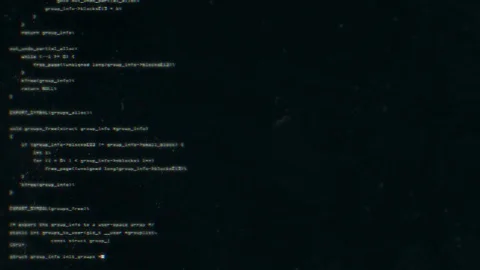 White Program Code Screen Vídeo Stock 71848764