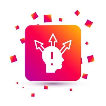 White Project team base icon isolated on white background. Business analysis and Illustrazione stock