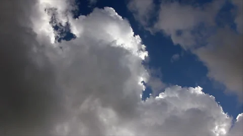 White puffy cloud Stock Footage 36741510