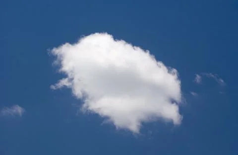 White puffy cloud Stock Photos
