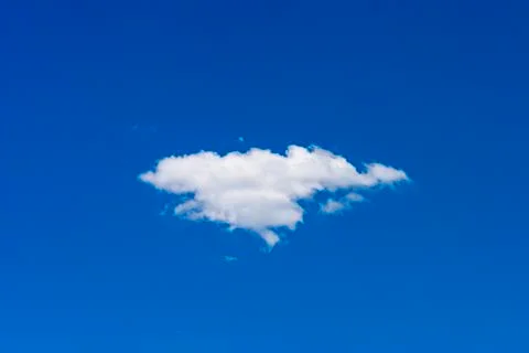White puffy cloud Stock Photos